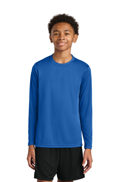 A4 NB3165 Youth Long Sleeve Cooling Performance Crew Shirt